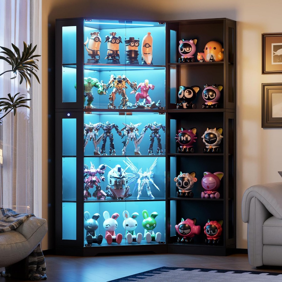 Storage - Vitrine de canto com portas de