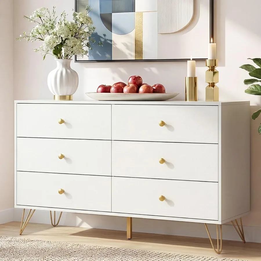 Cômoda branca com 6 gavetas e  - Storage avaliação e preço