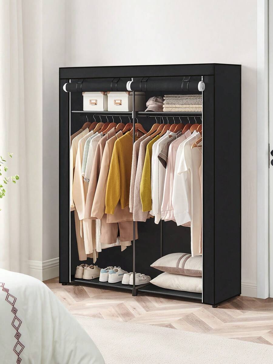 Guarda-roupa, guarda-roupa por - Wardrobe Closet Portable Fabric Cover avaliação e preço