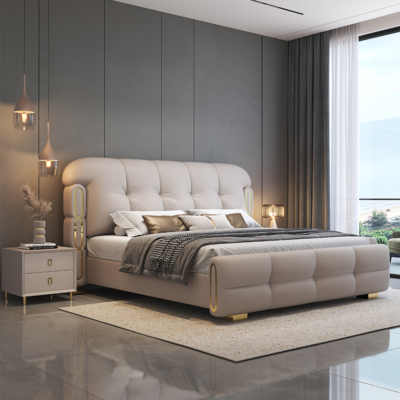 Móveis de Quarto Modernos de L - King Size Bed Frame With Storage Drawers avaliação e preço