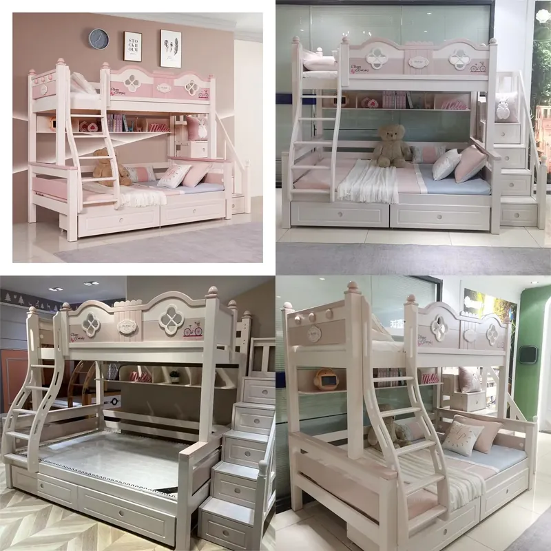 Cama Beliche Infantil de Luxo  - Bunk Bed With Stairs And Slide avaliação e preço