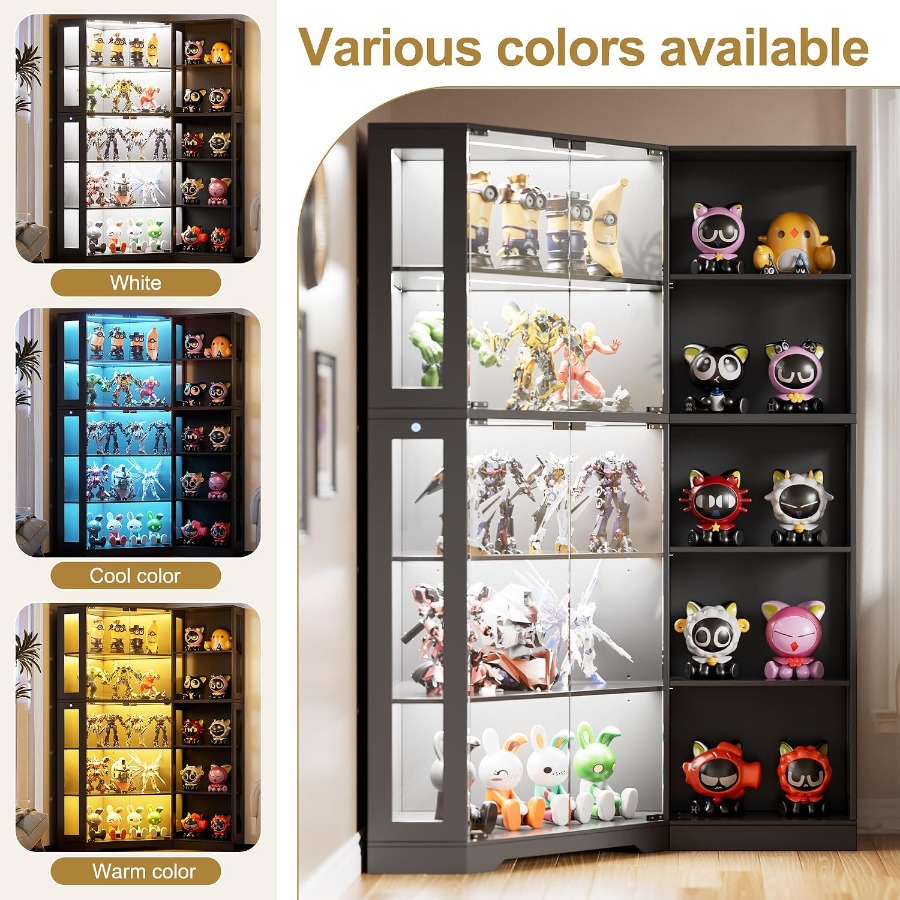Vitrine de canto com portas de - Storage avaliação e preço