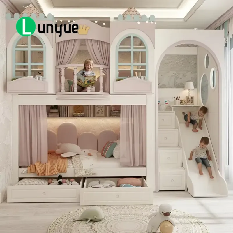 Cama de Beliche Ankke Custom P - Bunk Bed With Stairs And Slide avaliação e preço