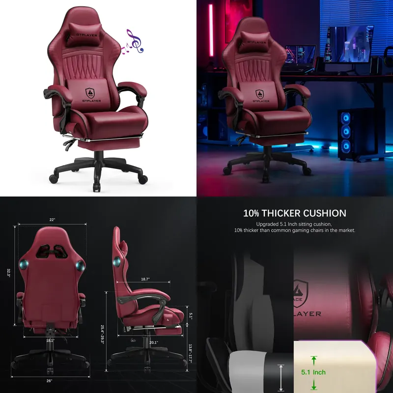 Cadeira de jogos GTPLAYER com  - Office Furniture avaliação e preço