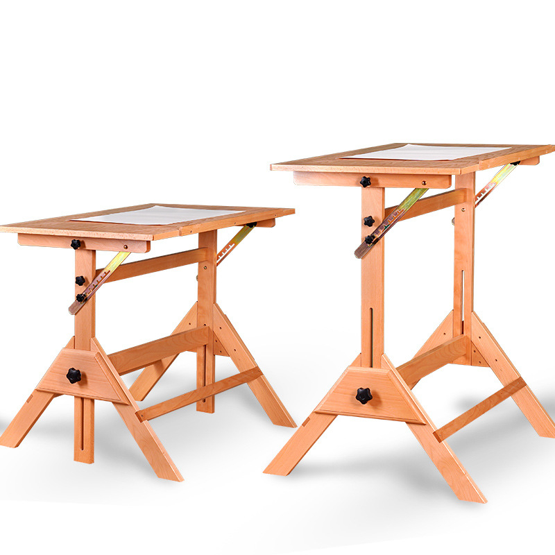 Mesa de Desenho em Madeira Sól - Tables avaliação e preço