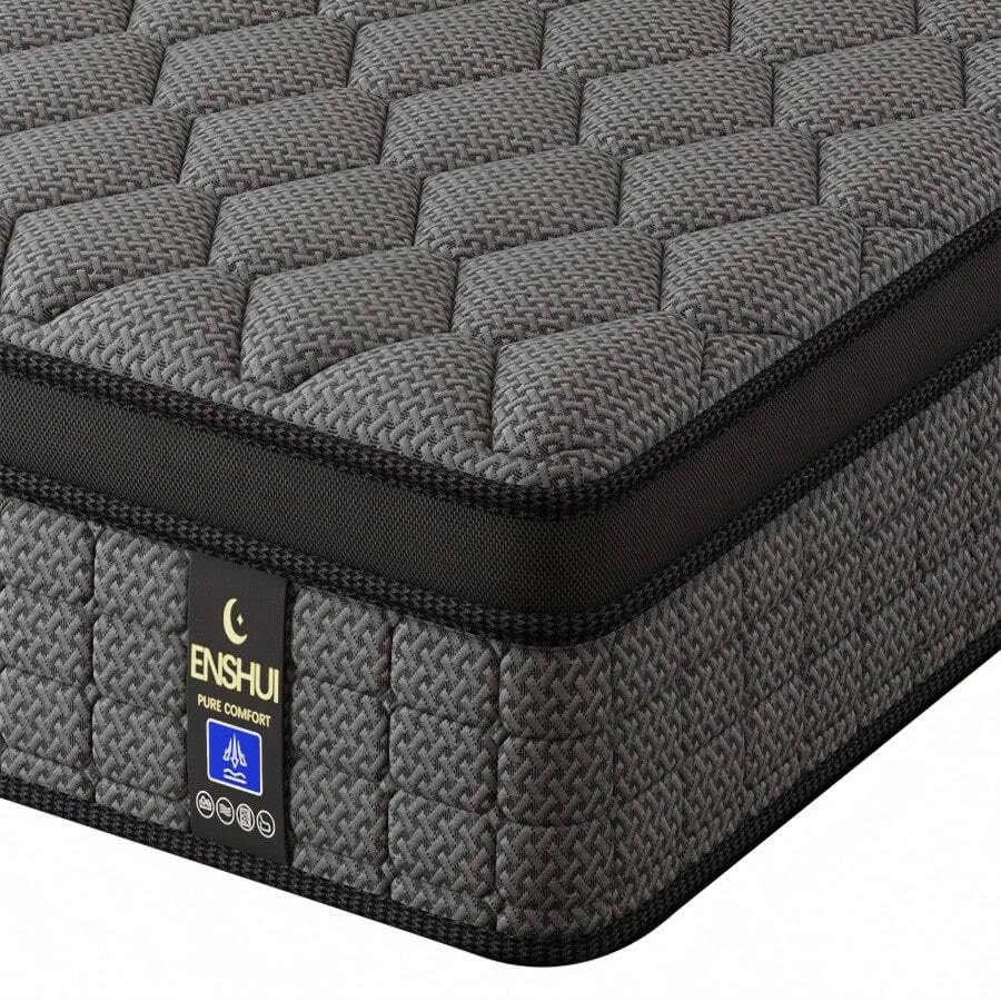 Colchão híbrido de 12/14 poleg - Memory Foam Mattress In A Box Queen avaliação e preço